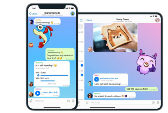 电报下载应用界面展示
